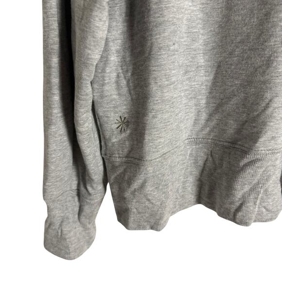 Athleta Apollo Gray Modal Mock Neck Long Sleeve Pullover Sweatshirt Size XL - Picture 8 of 10